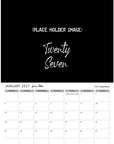 2027 Calendar PRE-ORDER